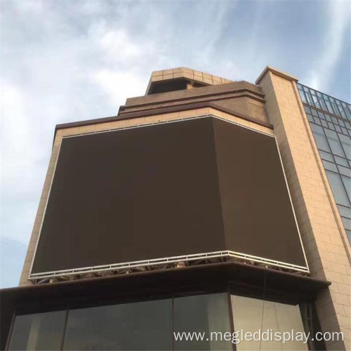 Corner 3D Circle Led Display For Outdoor Advertising